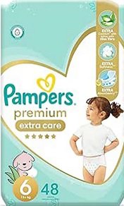 PAMPERS (PREMIUM CARE 6) 13KG 48 PCS سعودى