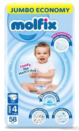 MOLFIX CULOTTES (3) PANTS 4-9 KG 58 PCS